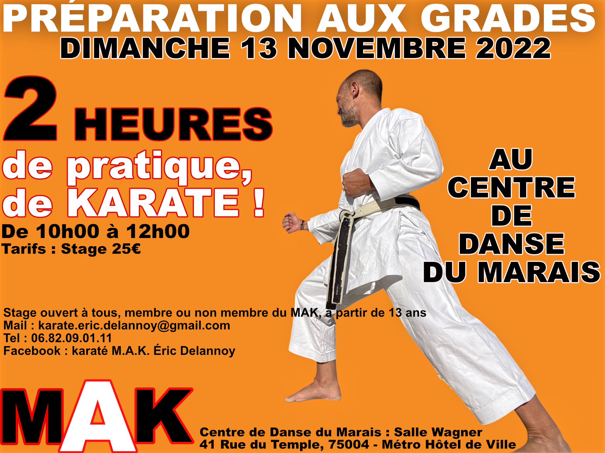 MAK stage Karaté - Éric Delannoy